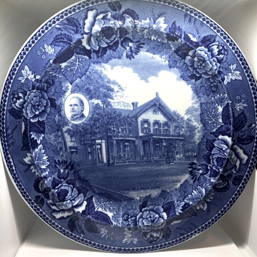 Vintage Wedgwood The McKinnley House Plate - Picture 2 of 7
